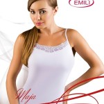 Bílá dámská košilka Emili Maja S-XL