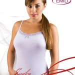Bílá dámská košilka Emili Emiko S-XL