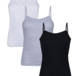 Dámská košilka Eldar 3Pack Camisole Catherine Black/White/Grey